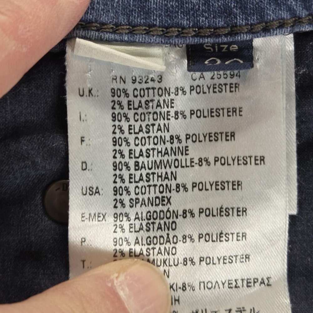 Diesel Jeans Mens 30x32 Blue Thavar-NE Slim Skinny Stretch Acid Wash 0609M - Picture 15 of 16